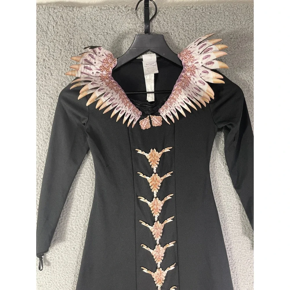 Maleficent Costume Kids Small 4-6 Spirit Halloween Disney Villains Dress